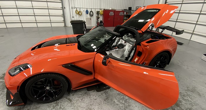 Our Kits work in all C7’s from base models to Zr1’s, we have the best noise reducing / cabin temp shielding kits in the world for your Corvette.